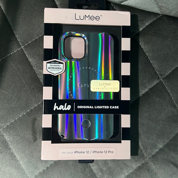 Lumee x Paris Hilton halo iPhone 12 / iPhone 12 Pro case new in box - Picture 1 of 4